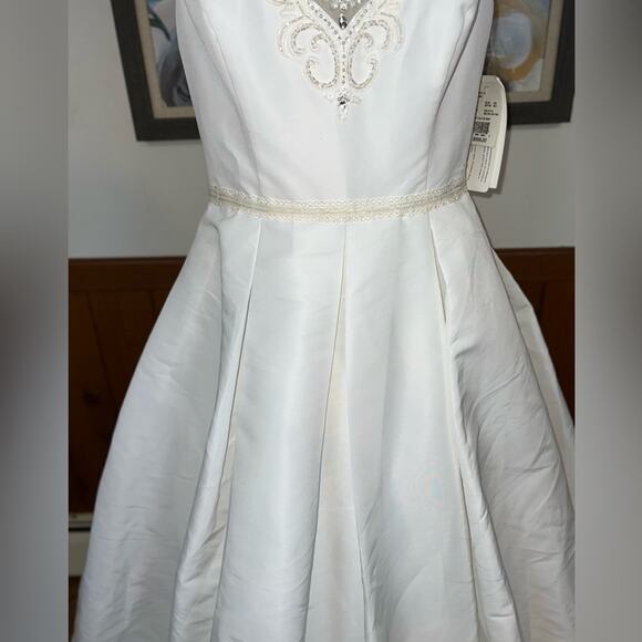 David’s Bridal Wedding Dress Style WG3709 soft white - Picture 4 of 13